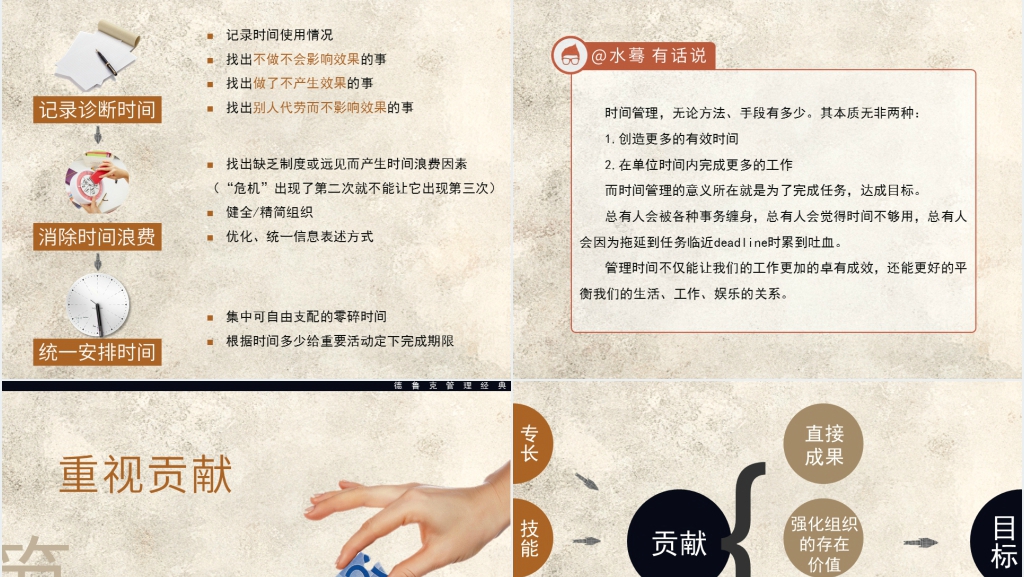 卓越的成效管理者德鲁克PPT下载