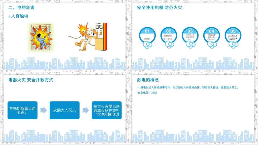安全用电教育主题班会内容课件 安全用电教育主题班会内容课件