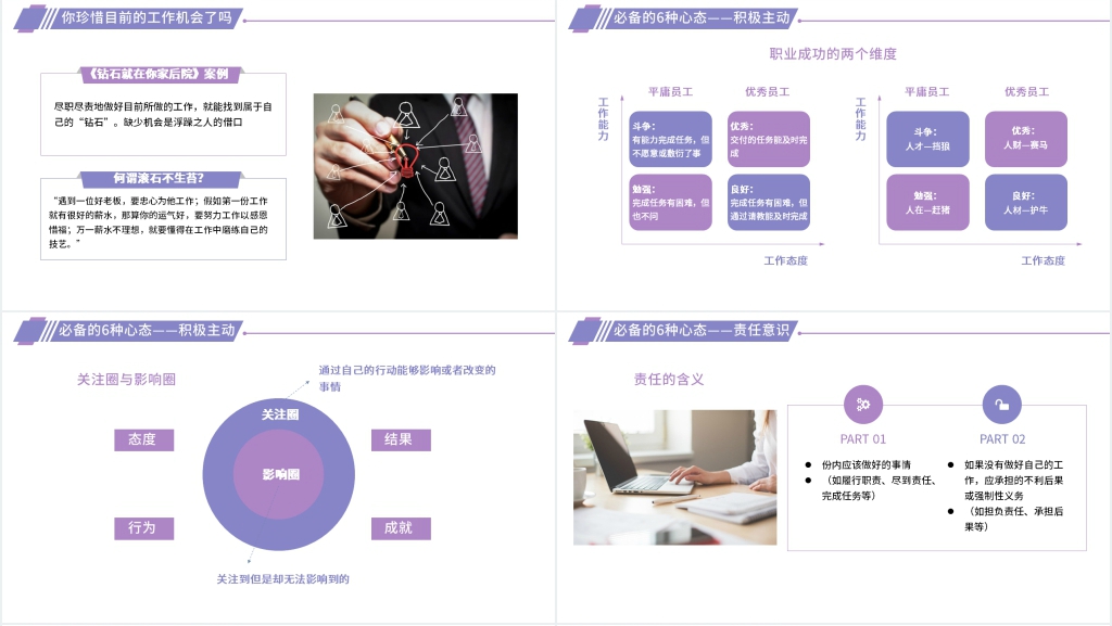 简约企业新员工入职培训通用版PPT模板 简约企业新员工入职培训通用版PPT模板