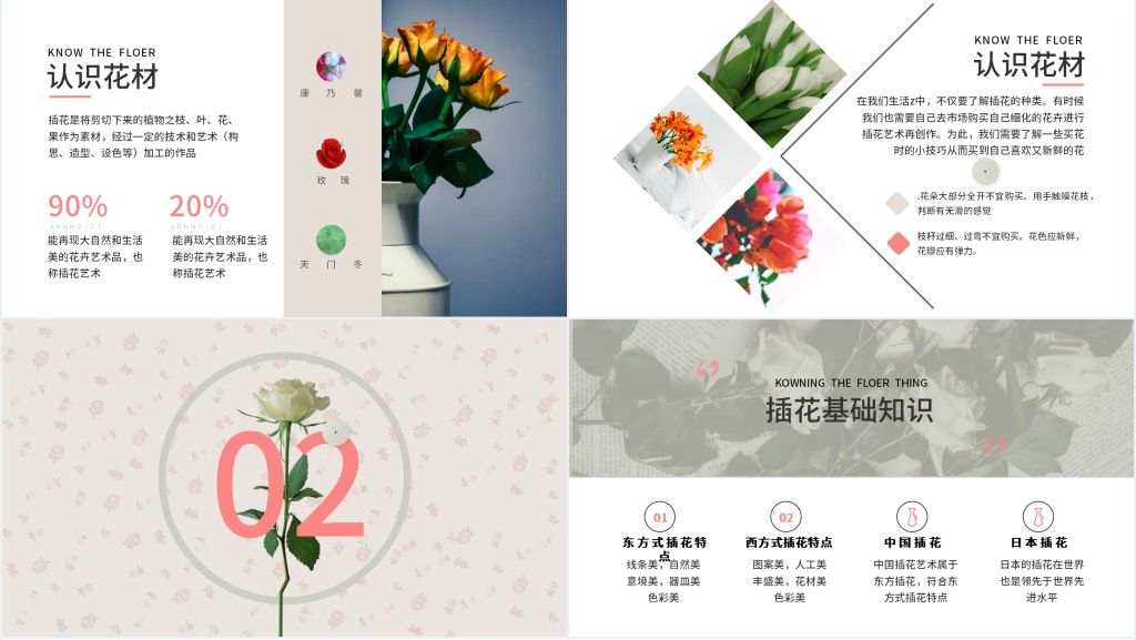 初级插花员培训课程PPT课件 初级插花员培训课程PPT课件