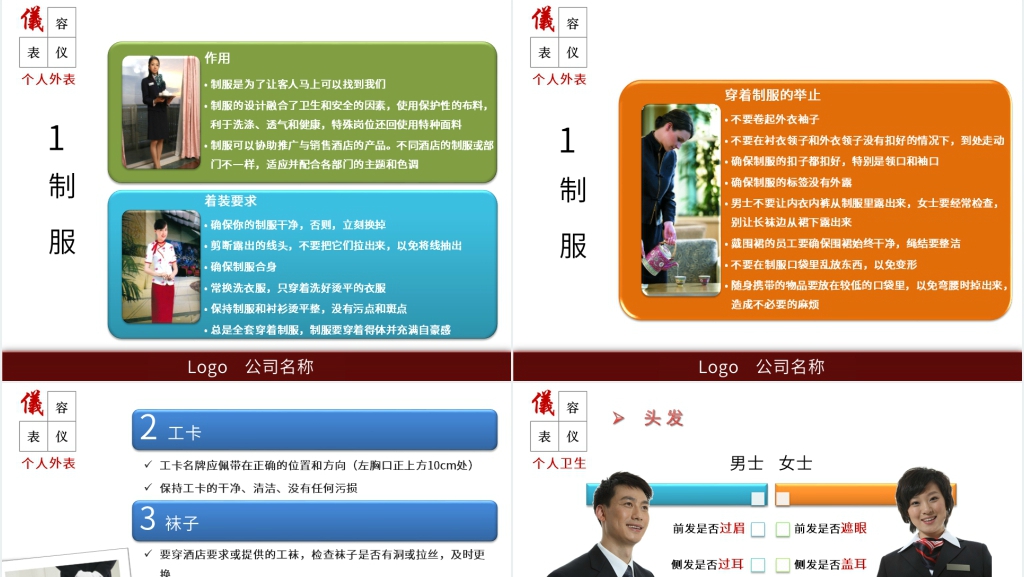 酒店服务仪容仪表仪态礼仪规范PPT课件 酒店服务仪容仪表仪态礼仪规范PPT课件