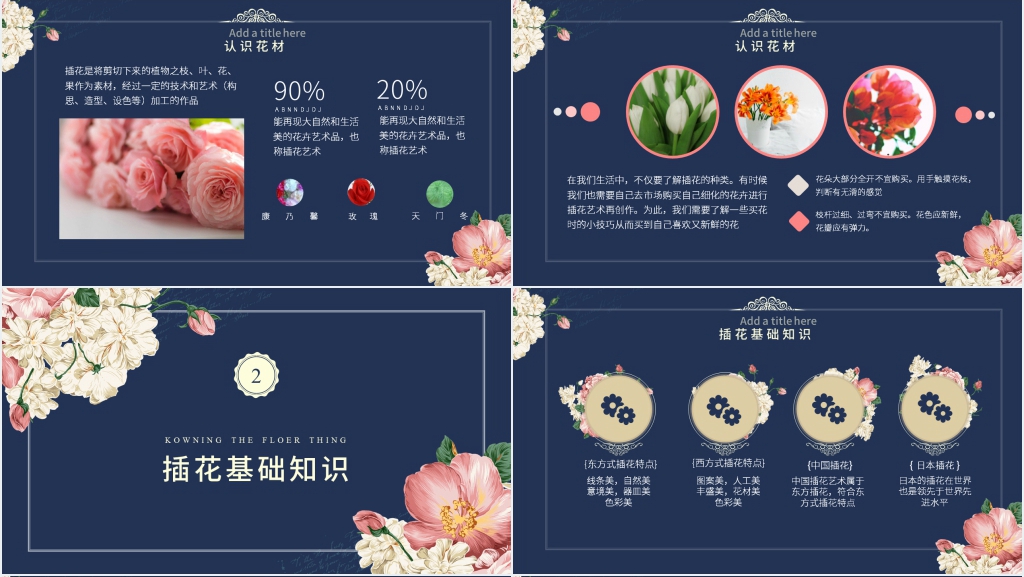 初学插花基础知识讲解PPT课件 初学插花基础知识讲解PPT课件