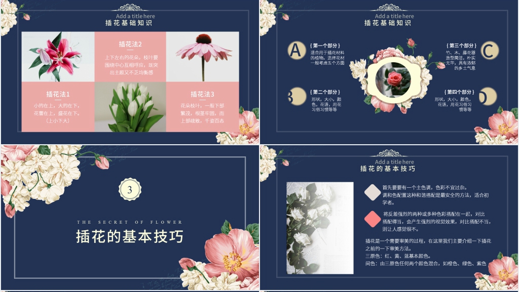 初学插花基础知识讲解PPT课件 初学插花基础知识讲解PPT课件