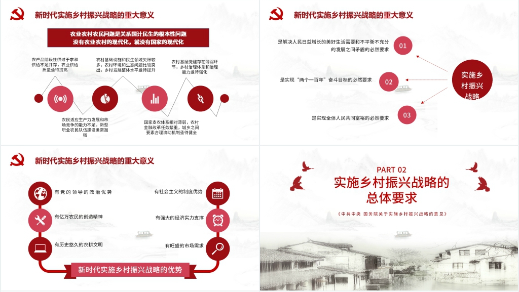 乡村振兴这么干PPT党课 乡村振兴这么干PPT党课