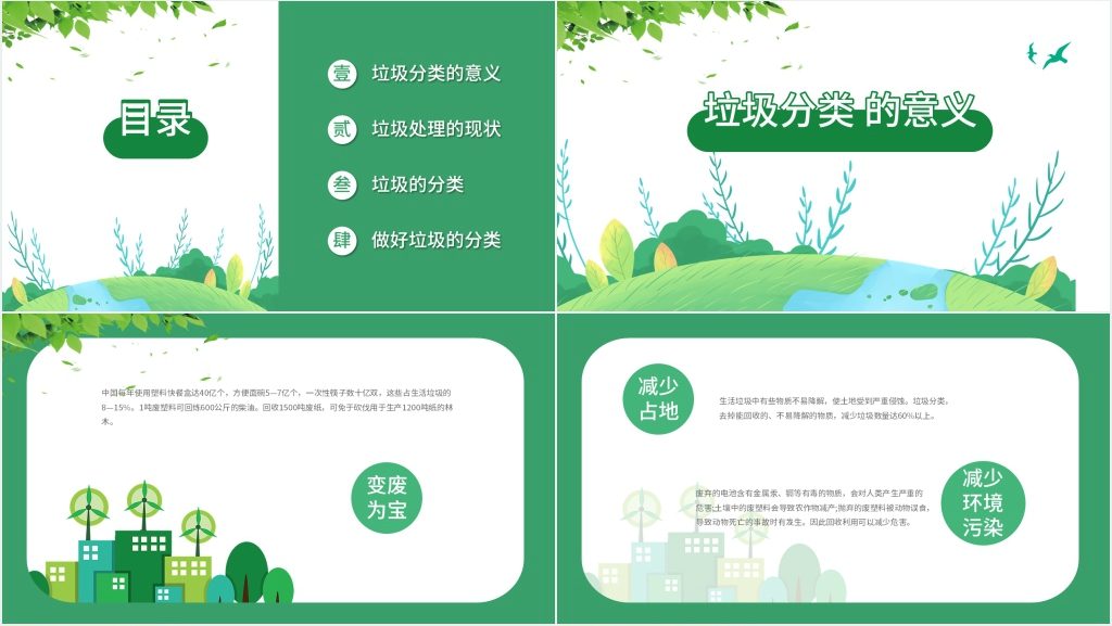 小学版垃圾分类主题班会PPT课件 小学版垃圾分类主题班会PPT课件