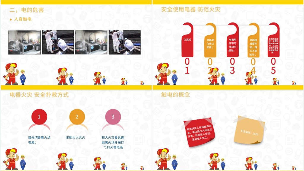 用电安全主题班会设计模板