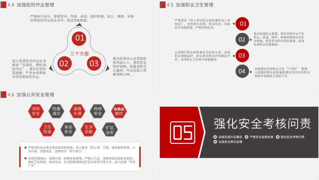 2023企业安全生产工作思路汇报PPT模板 2023企业安全生产工作思路汇报PPT模板