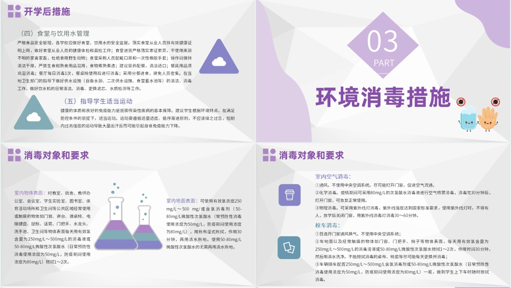 简约疫情之下中小学开学安全第一课PPT课件 简约疫情之下中小学开学安全第一课PPT课件