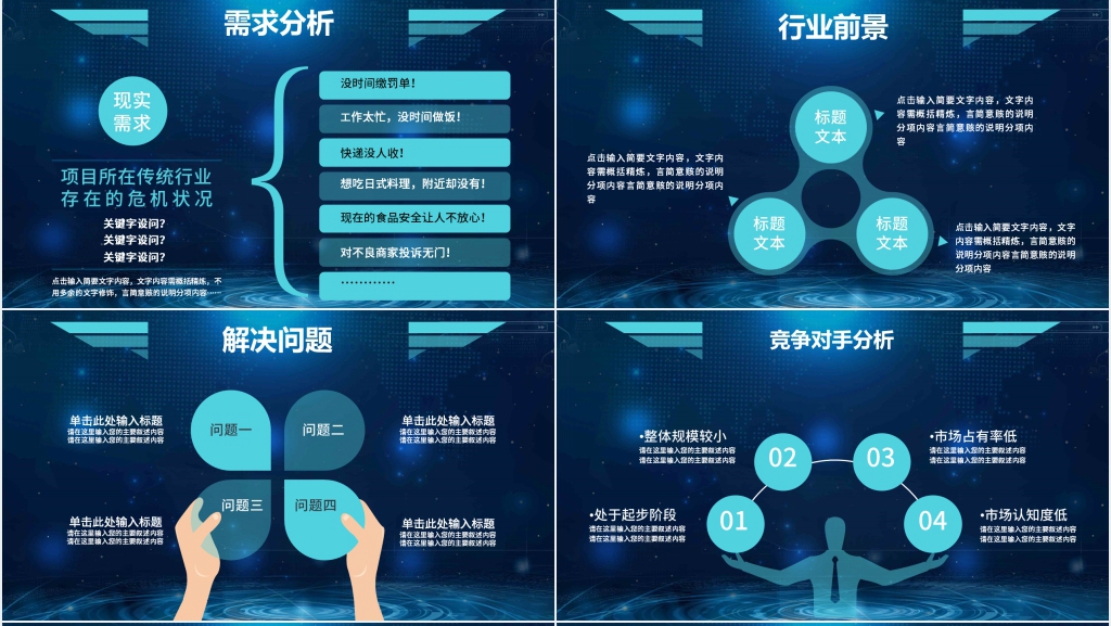 互联网创新项目计划书PPT模板 互联网创新项目计划书PPT模板