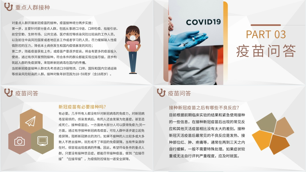 简约新冠肺炎疫苗接种培训PPT模板 简约新冠肺炎疫苗接种培训PPT模板