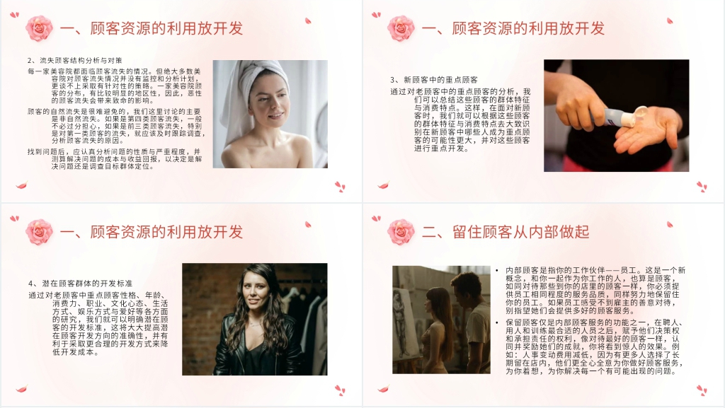 美容院顾客精细化管理制度PPT模板 美容院顾客精细化管理制度PPT模板