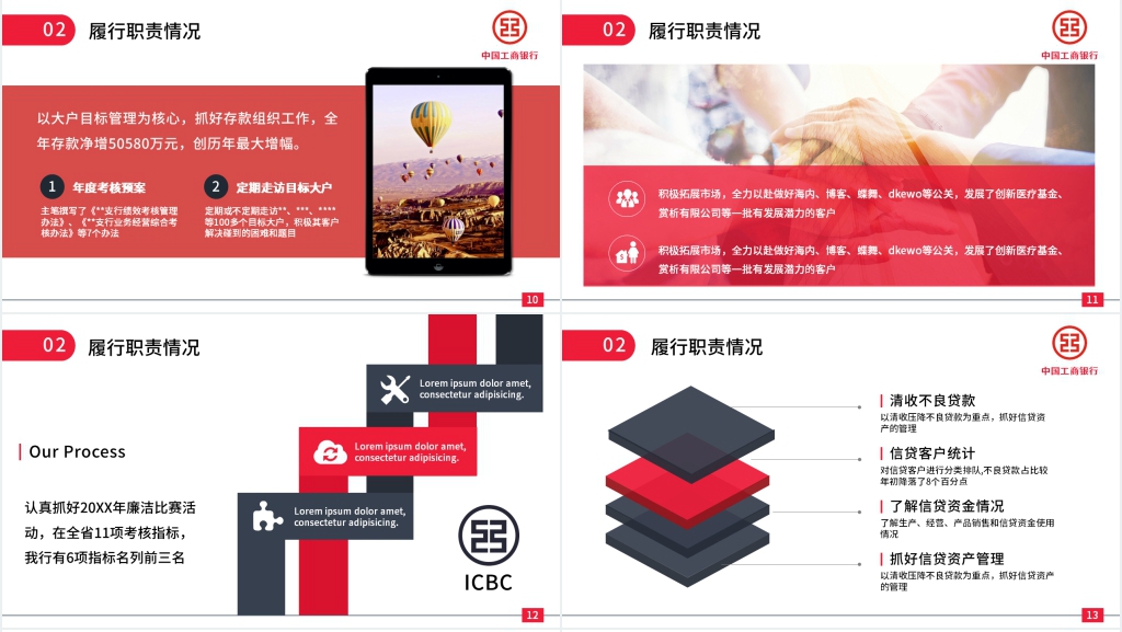 工行客户经理工作内容PPT范文 工行客户经理工作内容PPT范文
