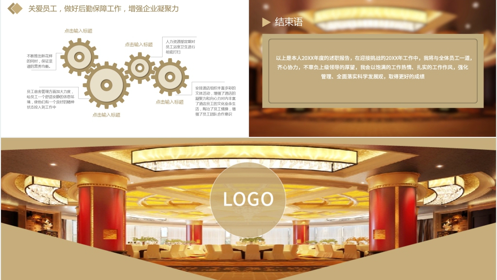酒店管理餐厅领班述职PPT模板 酒店管理餐厅领班述职PPT模板