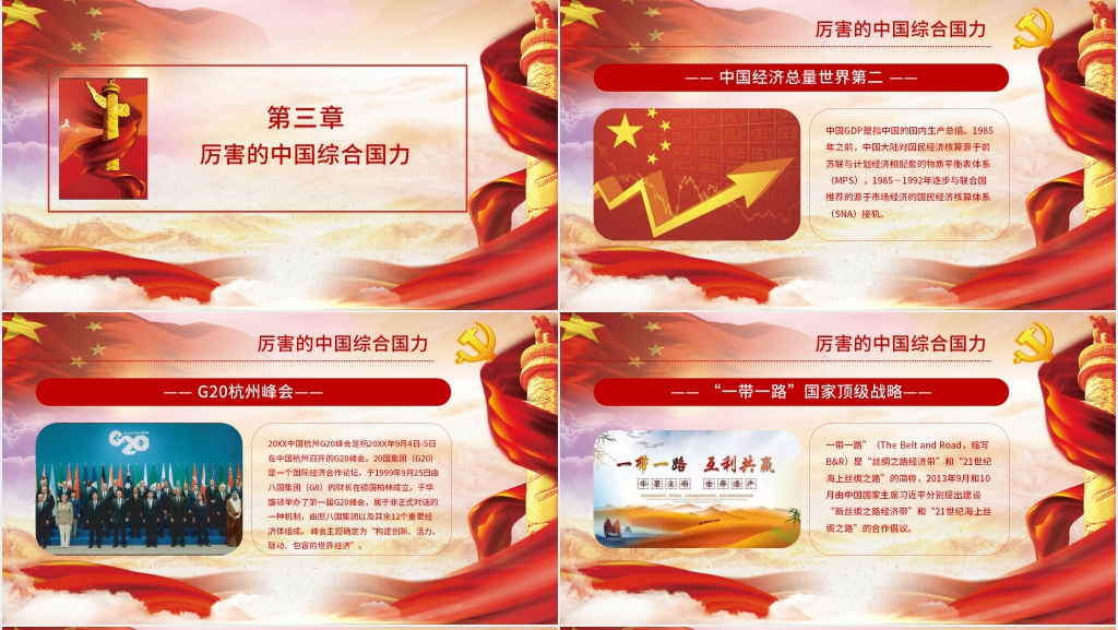 以厉害了我的国为主题的PPT党课 以厉害了我的国为主题的PPT党课