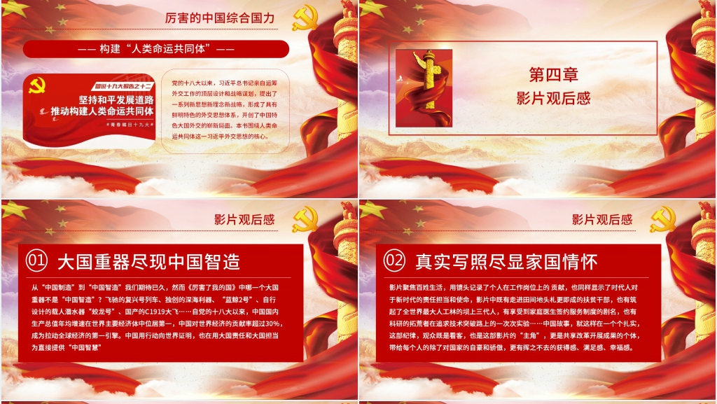 以厉害了我的国为主题的PPT党课 以厉害了我的国为主题的PPT党课