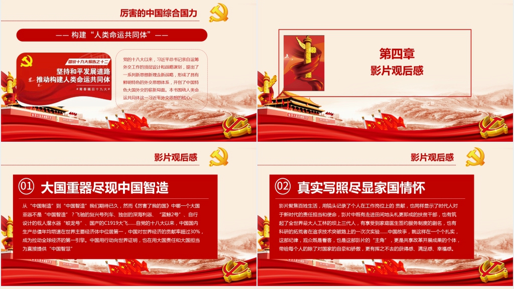 厉害了我的国内容PPT党课 厉害了我的国内容PPT党课