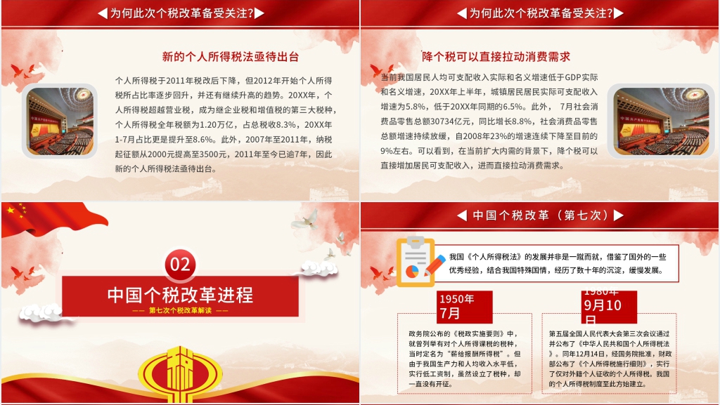 新个人所得税改革政策解读税务PPT党课 新个人所得税改革政策解读税务PPT党课