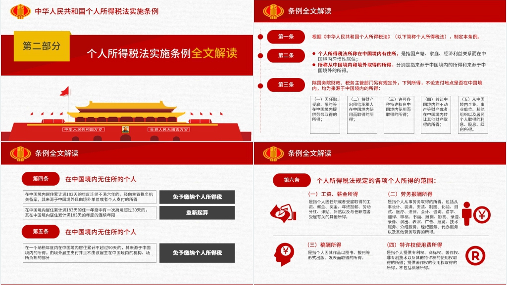 个人所得税专项附加扣除暂行办法规PPT党课 个人所得税专项附加扣除暂行办法规PPT党课