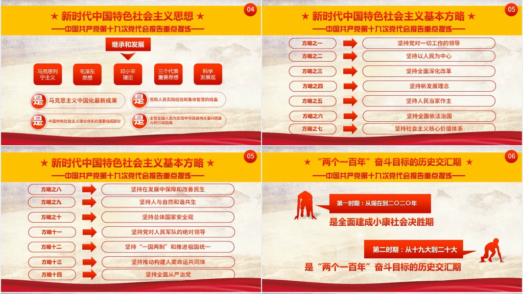 党章十九条新提法概念PPT党课 党章十九条新提法概念PPT党课