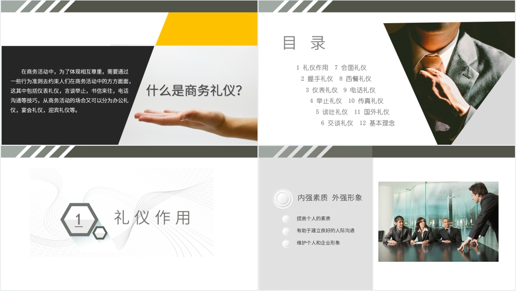 涉外商务礼仪培训PPT课件 涉外商务礼仪培训PPT课件