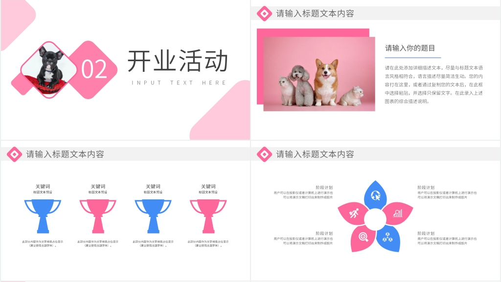宠物店开业活动方案PPT 宠物店开业活动方案PPT