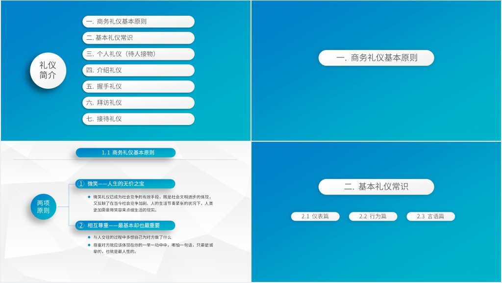 企业商务礼仪接待基础PPT课件 企业商务礼仪接待基础PPT课件