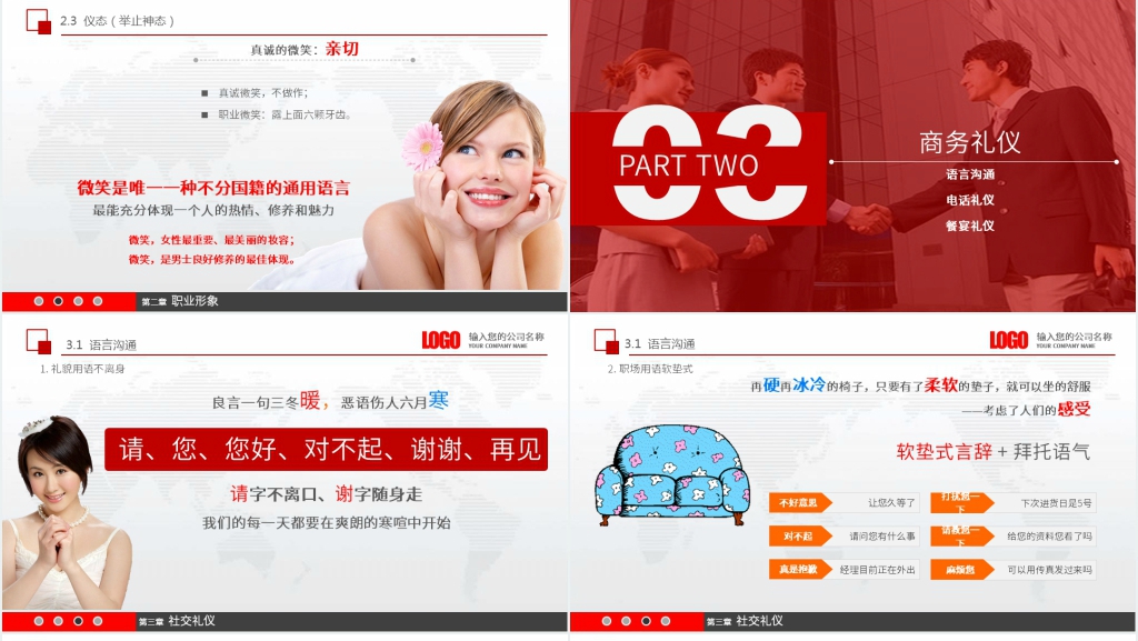 新员工入职商务礼仪培训PPT课件 新员工入职商务礼仪培训PPT课件