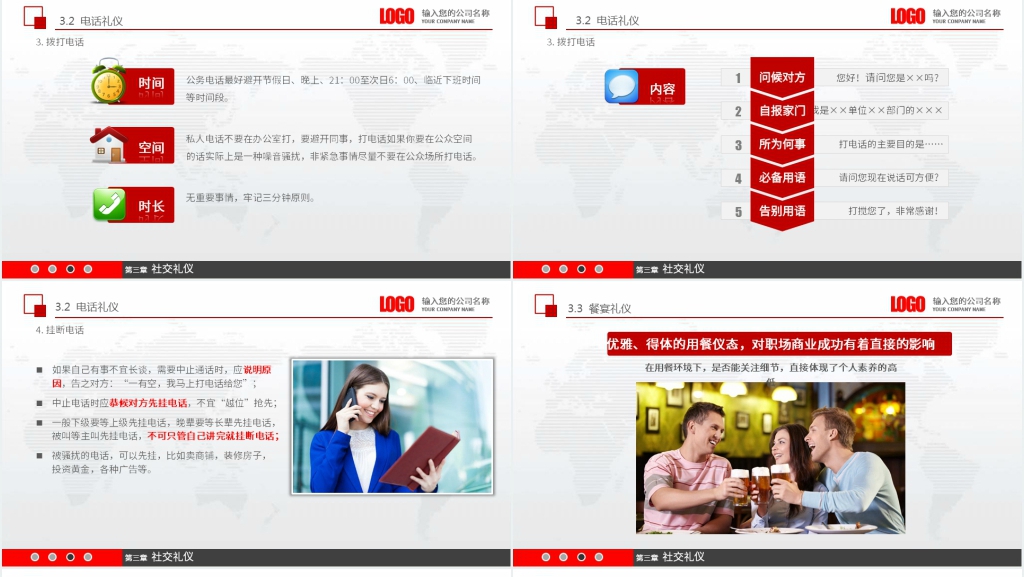 新员工入职商务礼仪培训PPT课件 新员工入职商务礼仪培训PPT课件