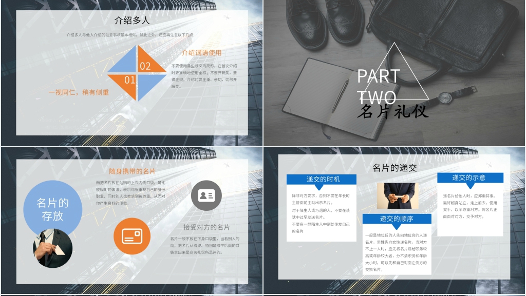 现代商务礼仪培训课程内容PPT模板 现代商务礼仪培训课程内容PPT模板