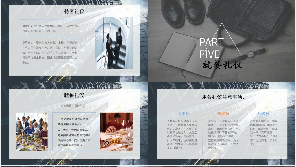现代商务礼仪培训课程内容PPT模板 现代商务礼仪培训课程内容PPT模板
