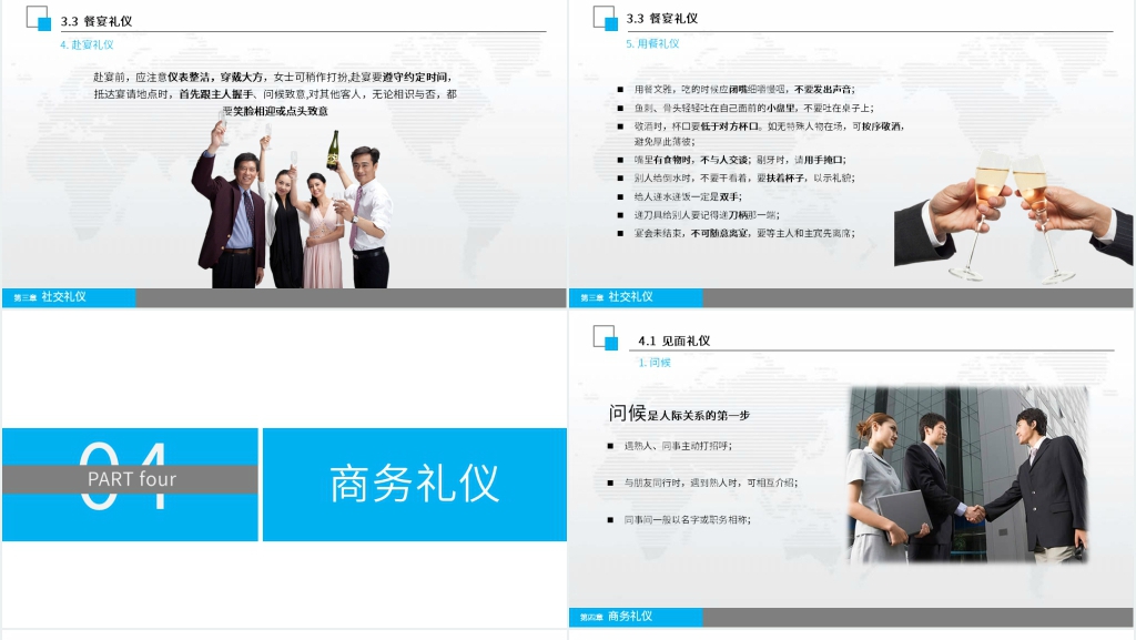 企业商务礼仪培训内容PPT课件
