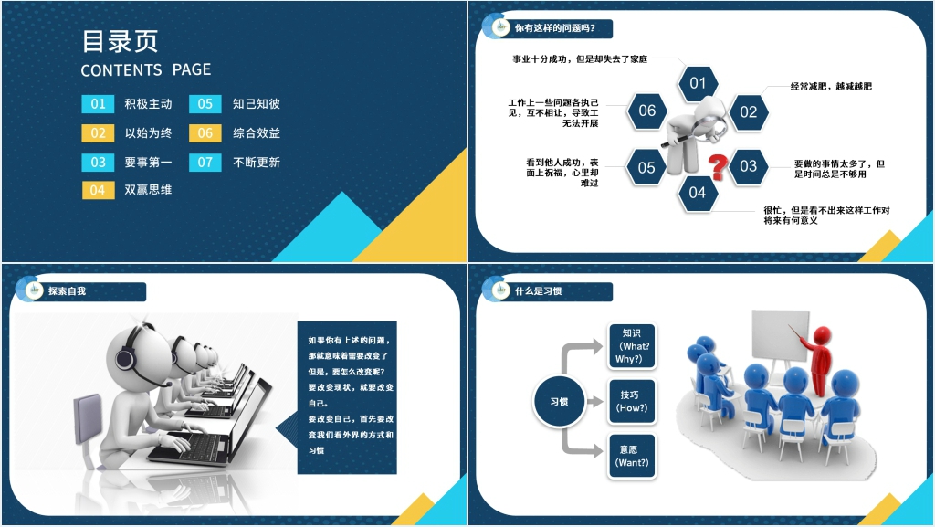 高效能人士的七个内容PPT课件 高效能人士的七个内容PPT课件