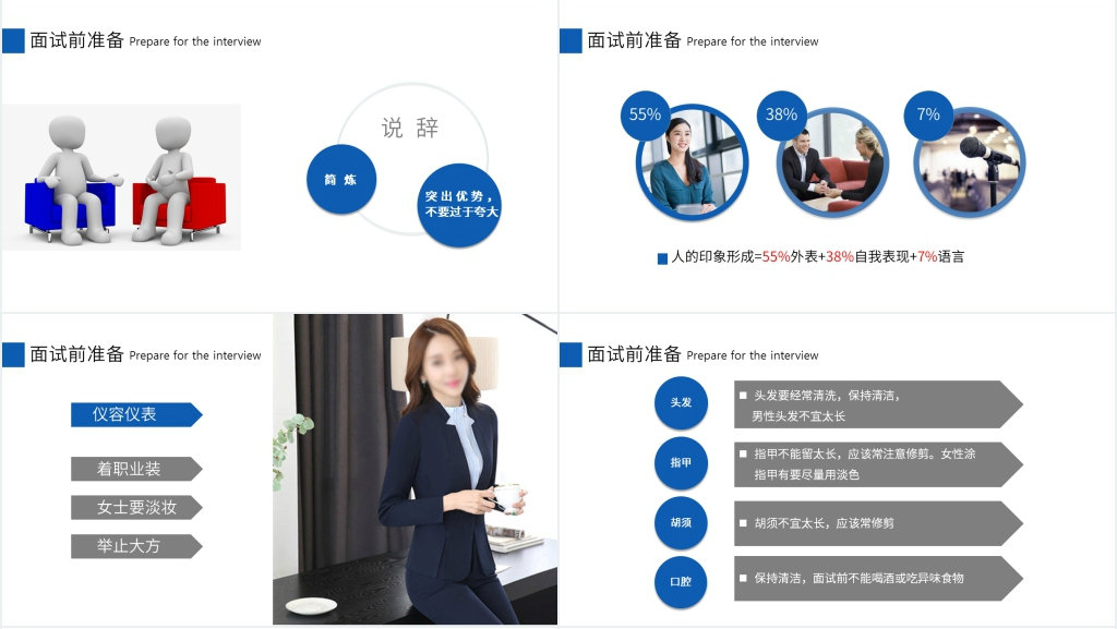 简单商务面试求职礼仪PPT课件 简单商务面试求职礼仪PPT课件