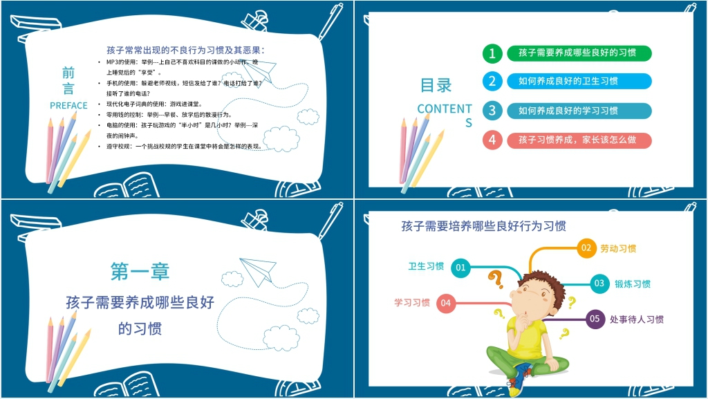怎样培养孩子良好的行为习惯PPT课件 怎样培养孩子良好的行为习惯PPT课件