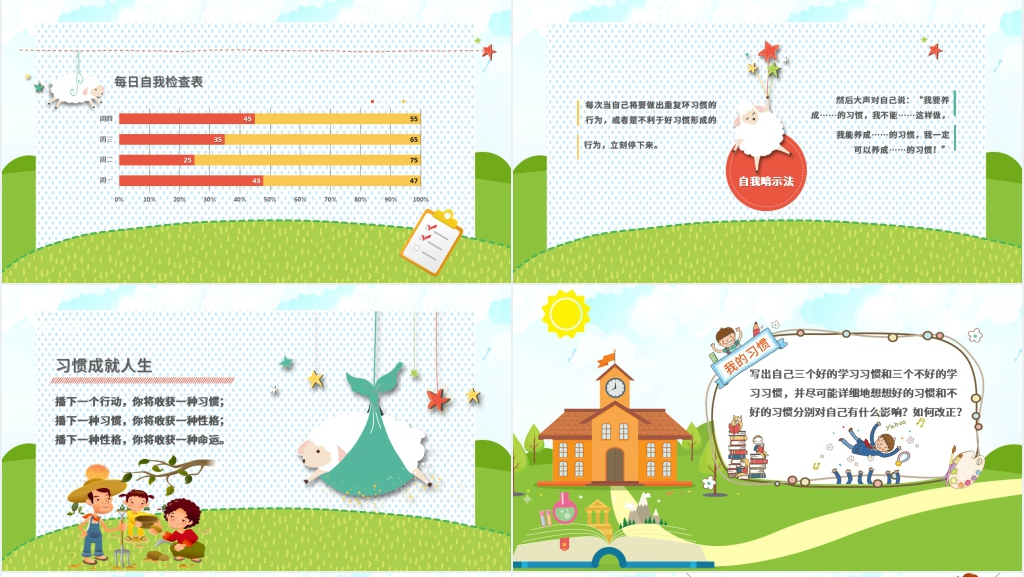小学一年级学习习惯养成教育PPT课件 小学一年级学习习惯养成教育PPT课件