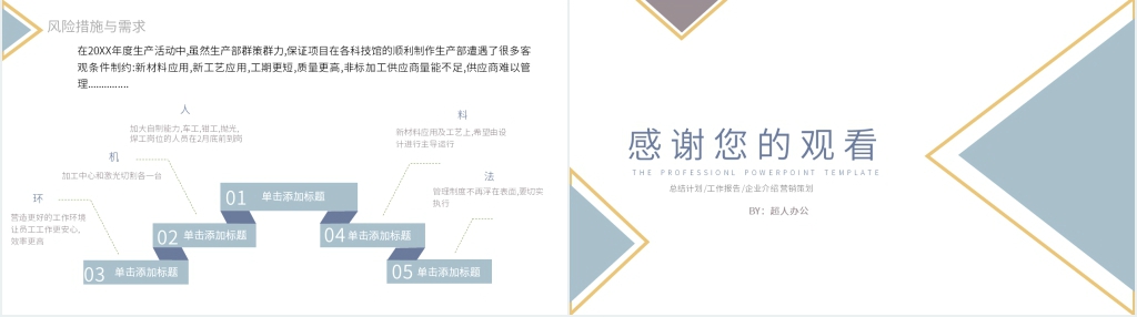 企业经营情况年度总结及计划PPT模板 企业经营情况年度总结及计划PPT模板