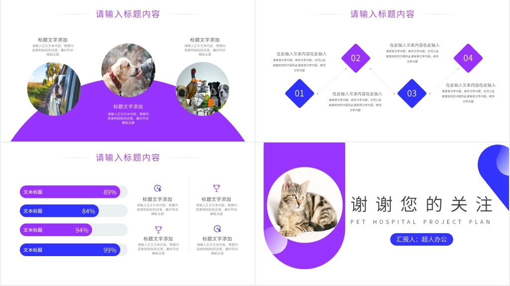 宠物医院商业计划书PPT模板 宠物医院商业计划书PPT模板