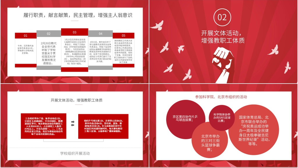 中科院年终个人总结PPT模板 中科院年终个人总结PPT模板