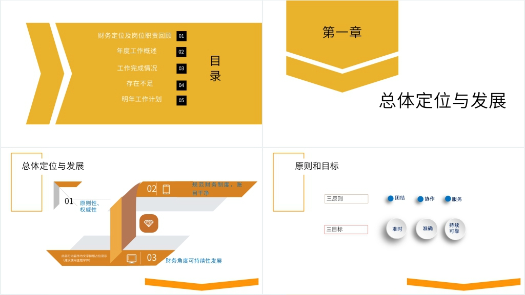 财务部经理年终个人总结PPT模板 财务部经理年终个人总结PPT模板