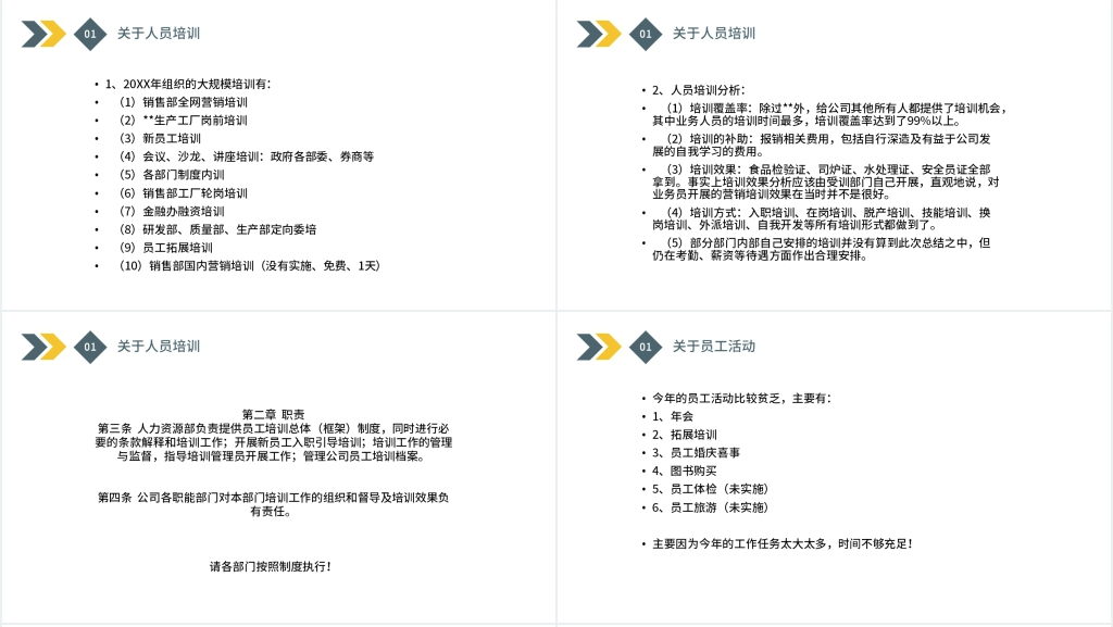 公司人事行政年度述职PPT模板 公司人事行政年度述职PPT模板