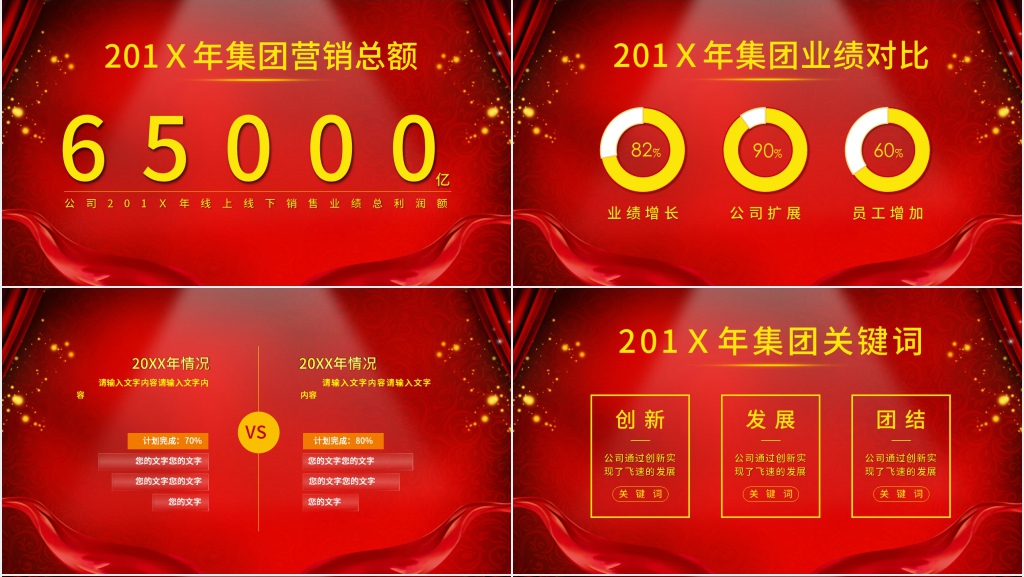 年会庆典策划公司PPT模板 年会庆典策划公司PPT模板