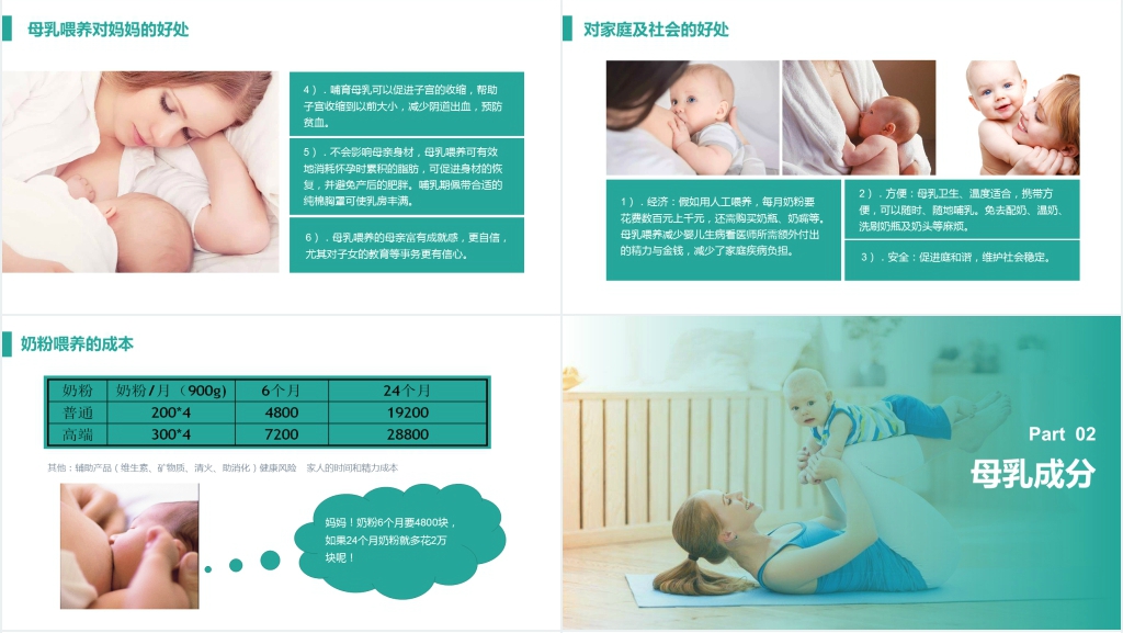 母乳喂养知识讲座培训PPT课件 母乳喂养知识讲座培训PPT课件
