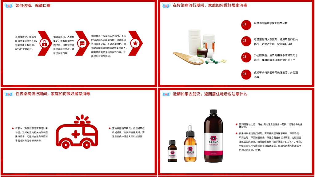 科学正确认识预防新冠肺炎PPT模板 科学正确认识预防新冠肺炎PPT模板