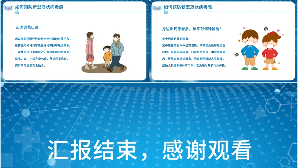 新冠肺炎防控知识健康宣教PPT模板 新冠肺炎防控知识健康宣教PPT模板
