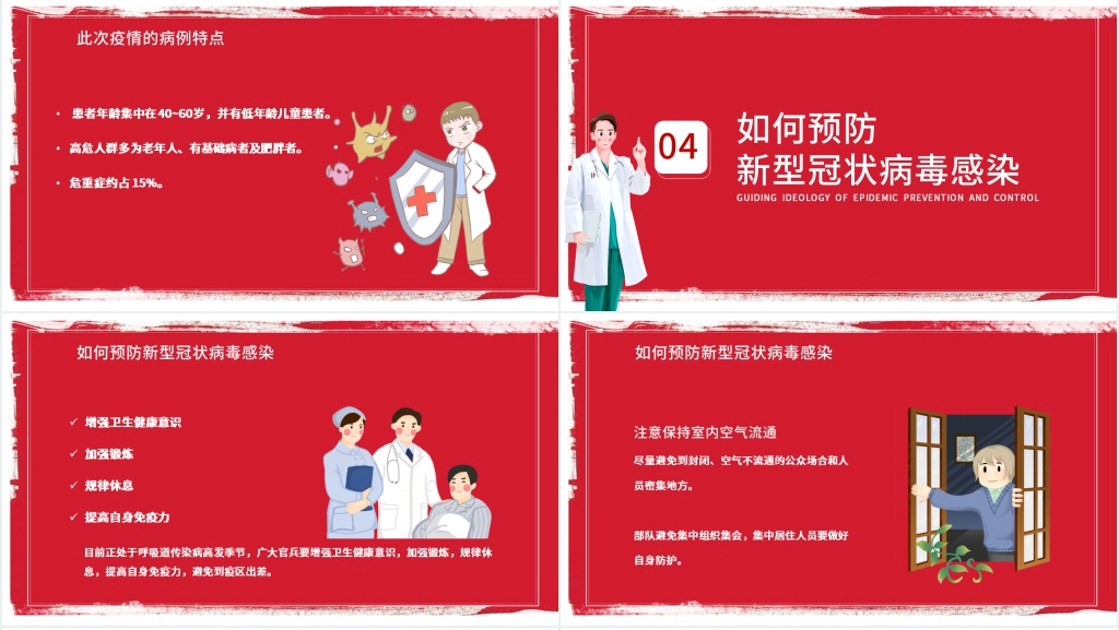 一起战胜新型冠状肺炎知识PPT课件 一起战胜新型冠状肺炎知识PPT课件