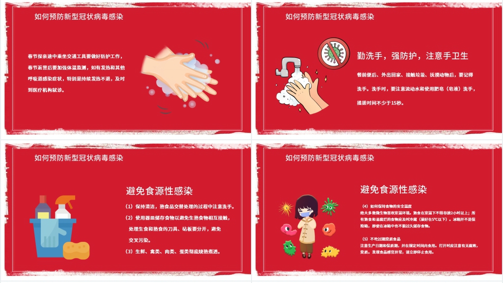 一起战胜新型冠状肺炎知识PPT课件 一起战胜新型冠状肺炎知识PPT课件