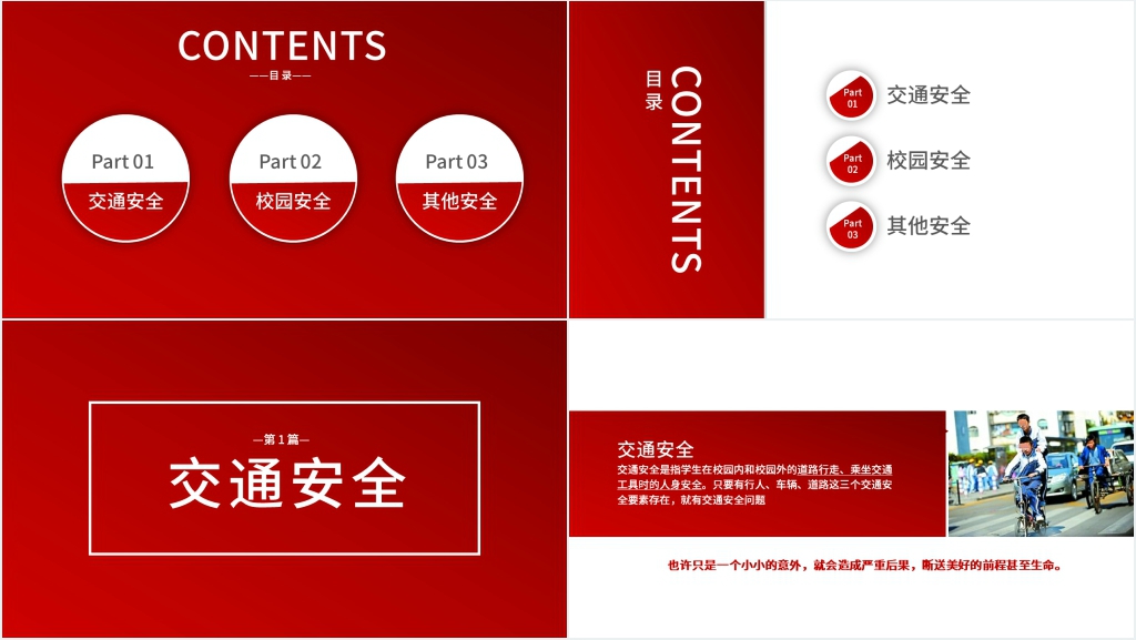 交通安全进校园PPT课件