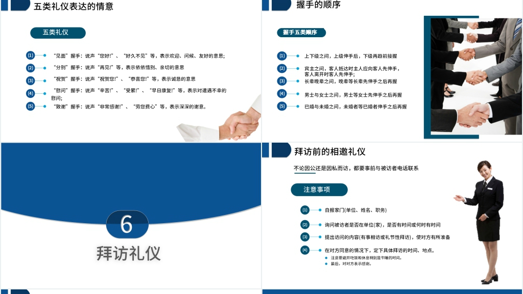 基本商务礼仪培训PPT课件 基本商务礼仪培训PPT课件