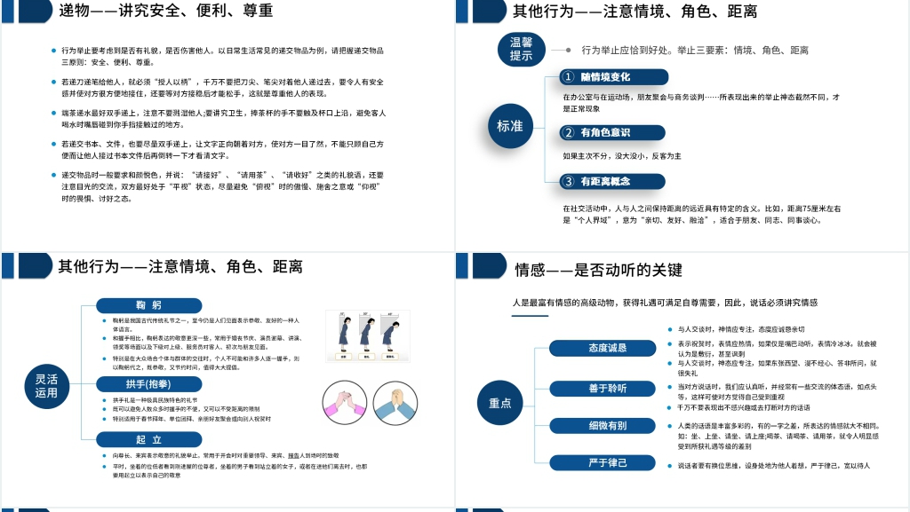 基本商务礼仪培训PPT课件 基本商务礼仪培训PPT课件