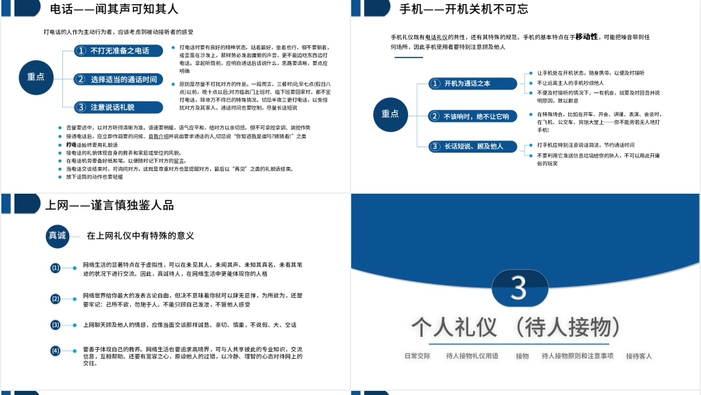 基本商务礼仪培训PPT课件 基本商务礼仪培训PPT课件